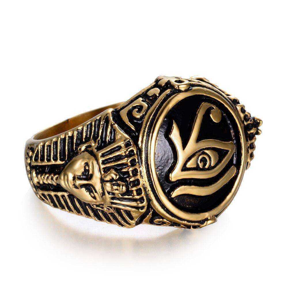 Egyptian pharaohs Eye of Horus ring
