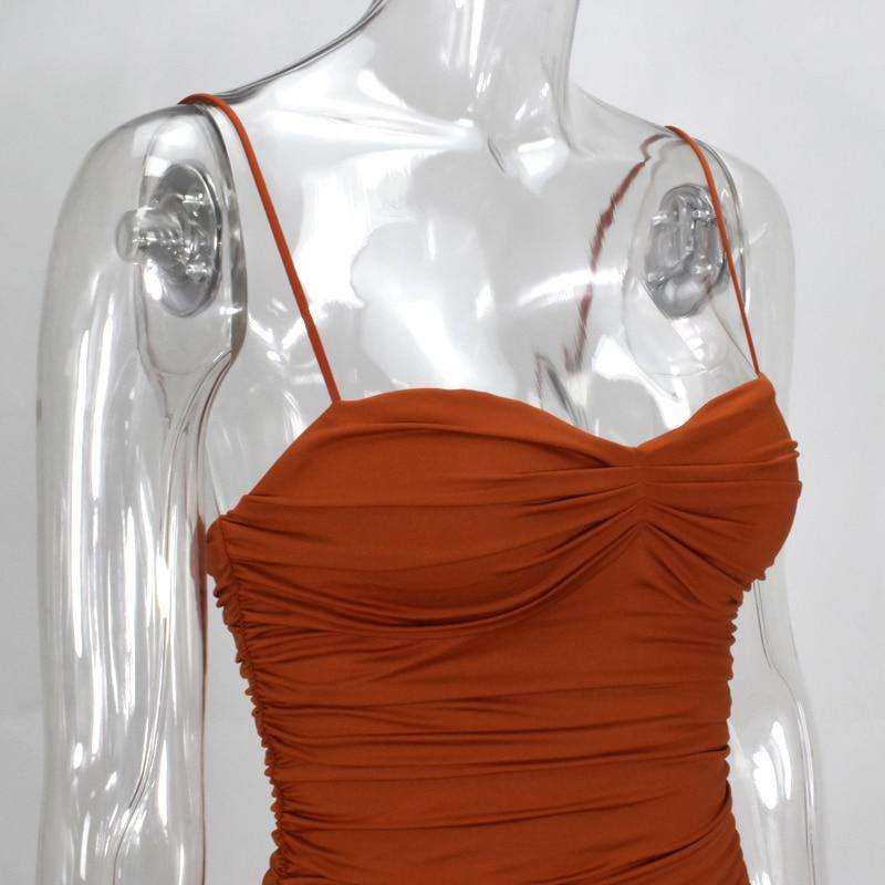 Women's 2 Layers Bodycon Ruched Elegant Dress