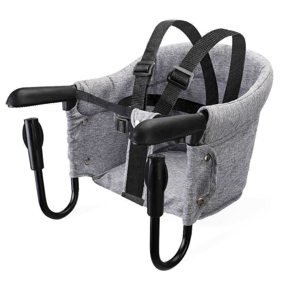 Portable Baby Dinning Foldable Safety Hook-on Chair Harness