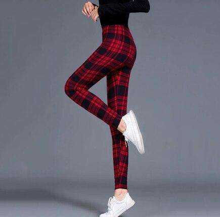 Women Comic Cartoon Printed  High Stretch Punk Rock Leggings