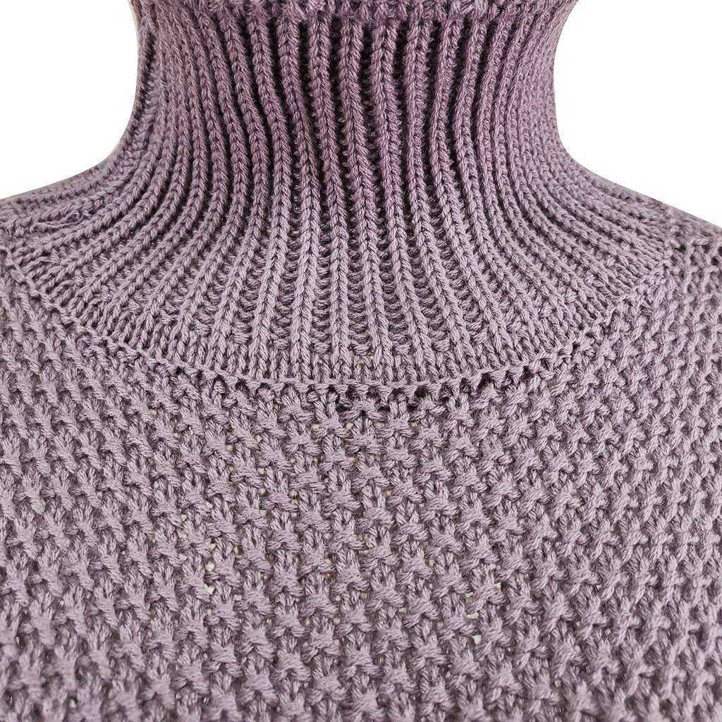 Knitted Turtleneck Women Sweater