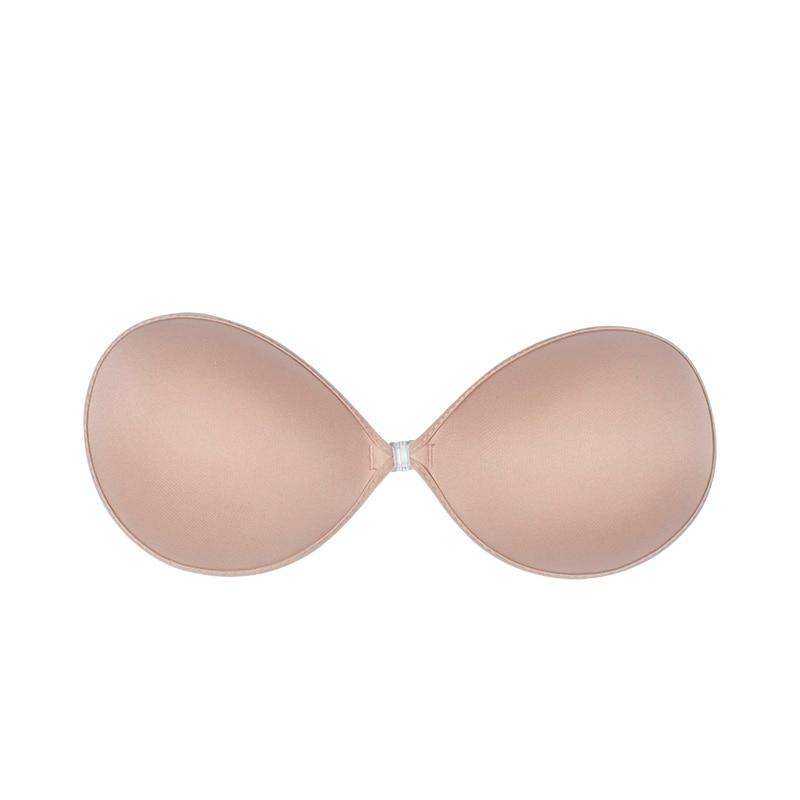 Silicone Invisible Push Up Sexy Strapless Stealth Adhesive Backless Breast Enhancer Bra