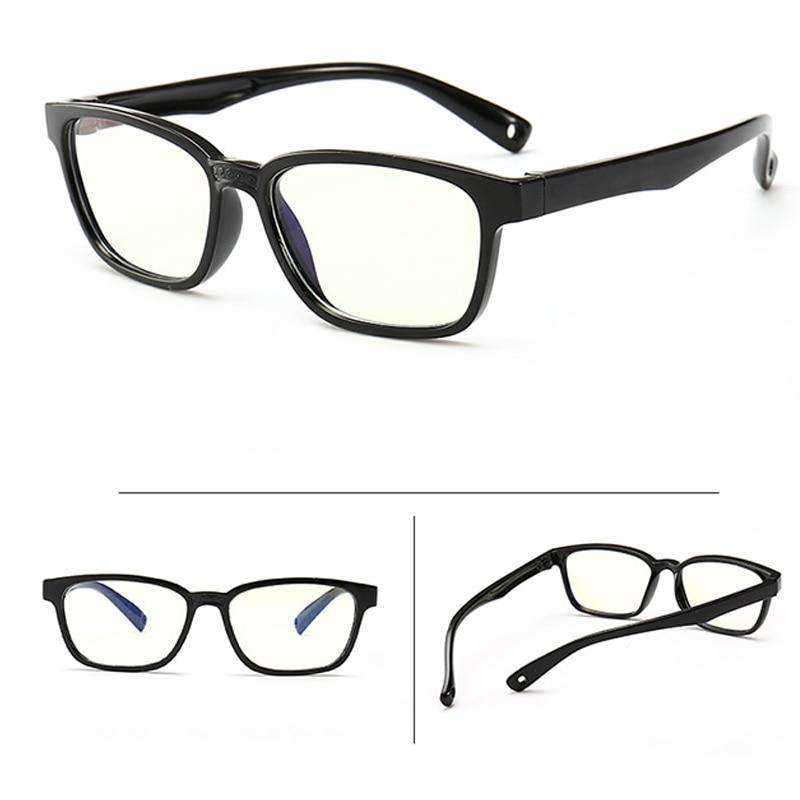 Aesthetic Bendable Anti-blue Light Silicone Children Optical Glasses