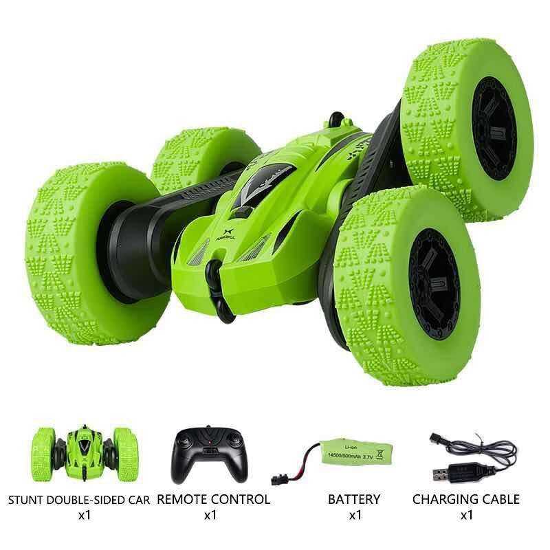 4WD 2.4G Radio Remote Control Double Side Stunt 360° Reversal Cars - AWAKENING AESTHETICS