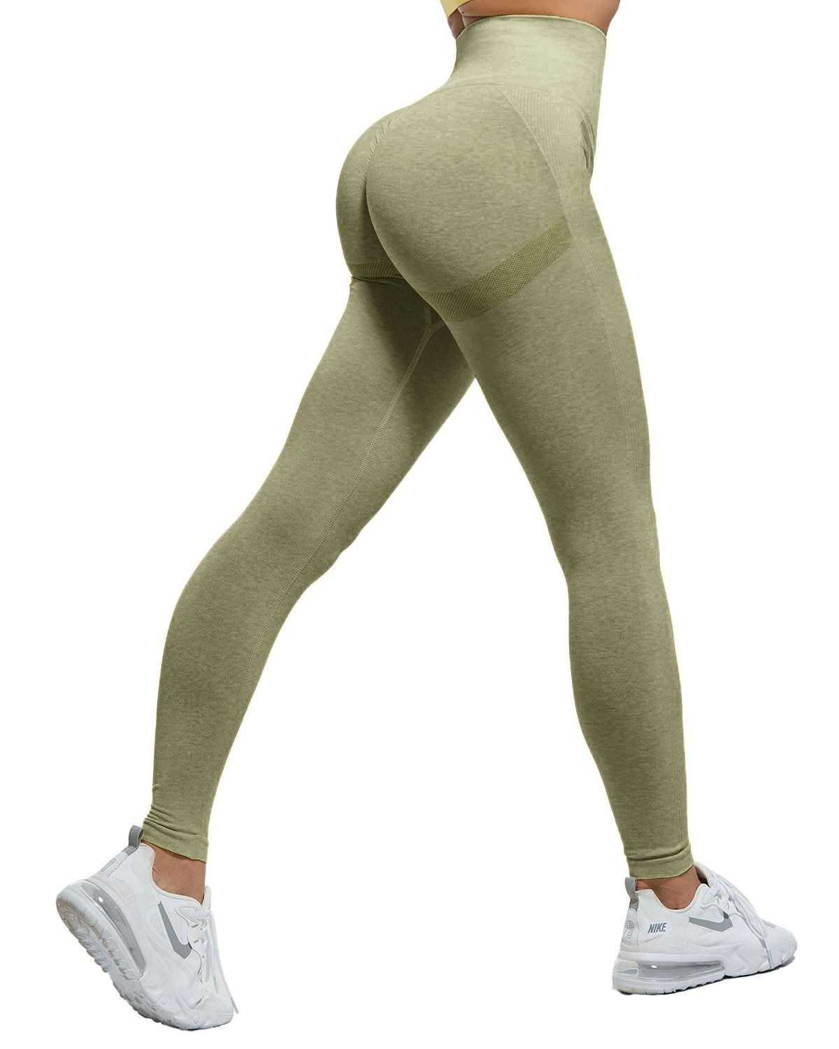 Slim High Waist Bubble Butt Push Up Seamless Fitness Women Pants and Leggings