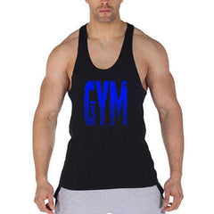 Men's Y Back Brand Bodybuilding and Fitness Clothing Cotton sleeveless shirts