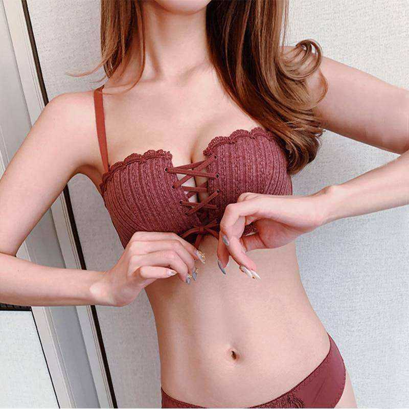 Women Strapless Bralette Seamless Push Up Bra