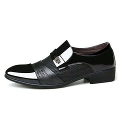 Luxury Men's Formal Dress Leather Flat Shoes