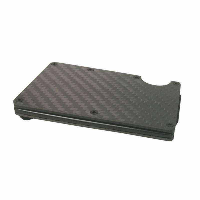 Unisex Wallet Blocking Portable ID Card Holder Clip
