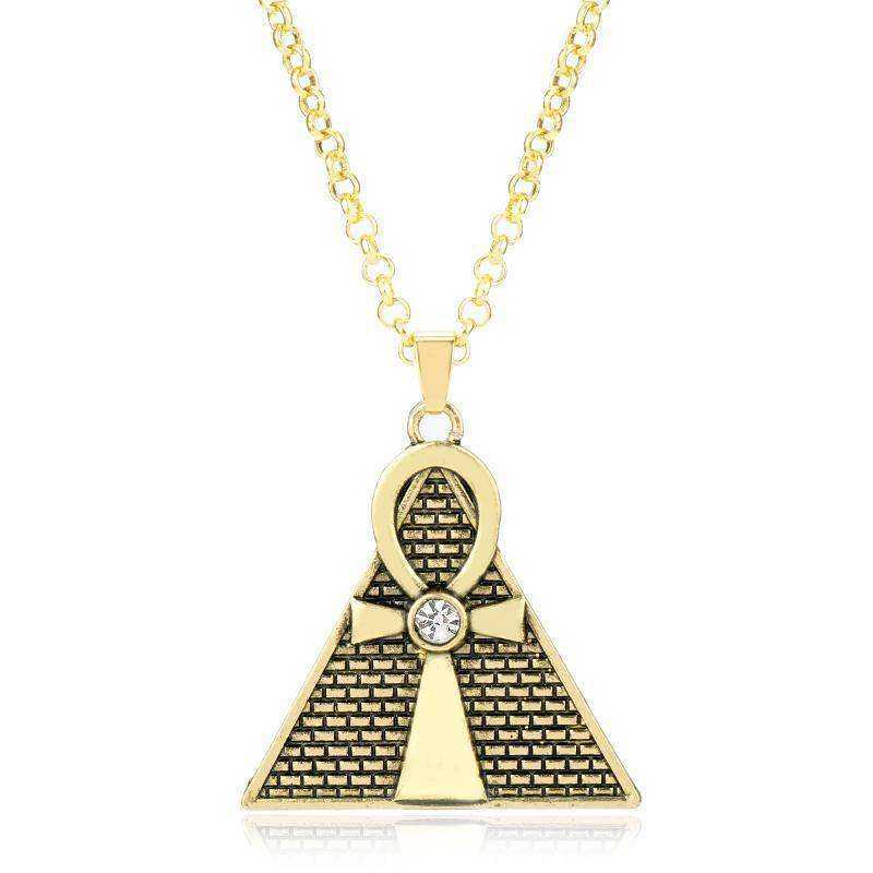 Egypt Pyramid Pendant Necklaces