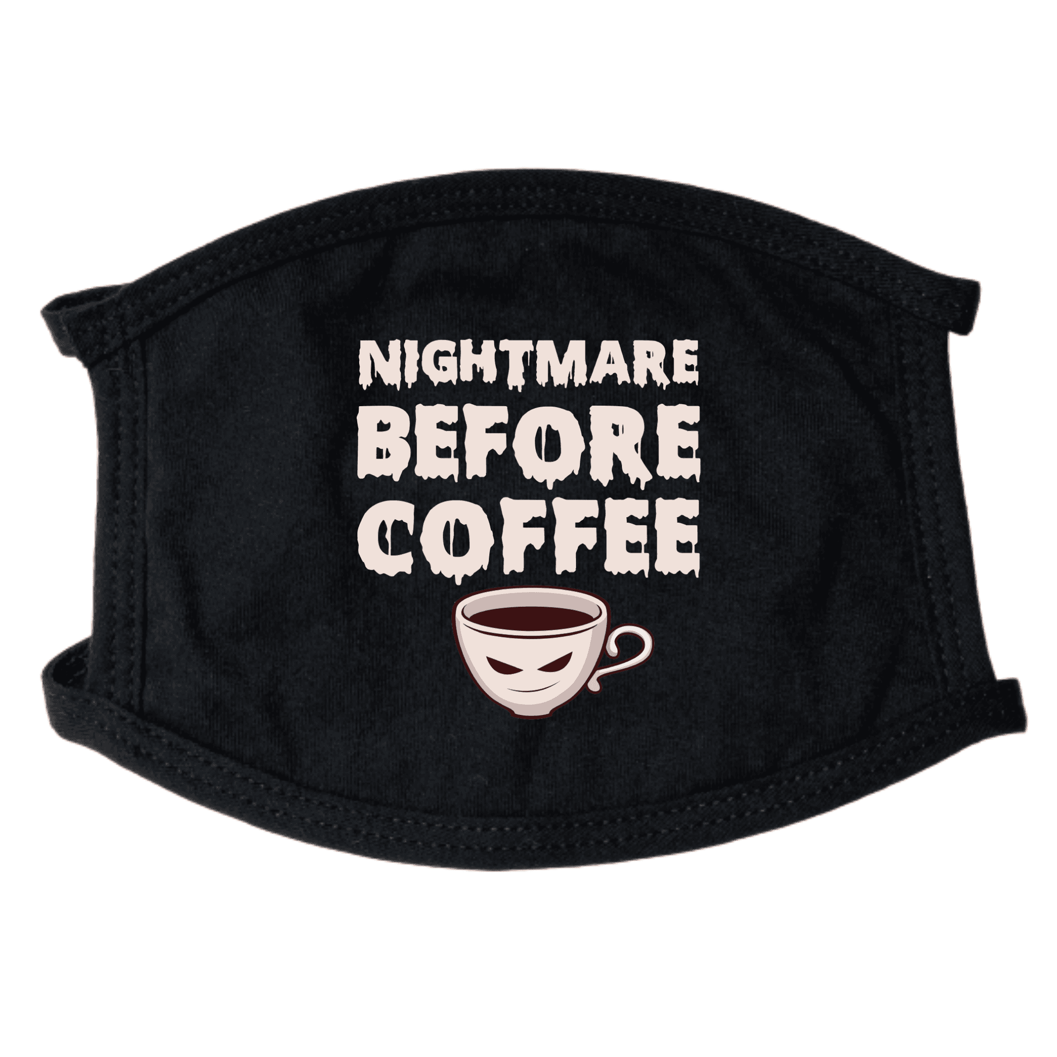 Nightmare Before Coffee Face Mask