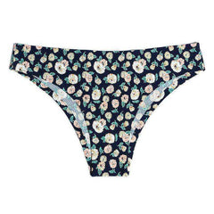 Aesthetic Print Mesh Super Breathable Seamless Women Sexy Panties