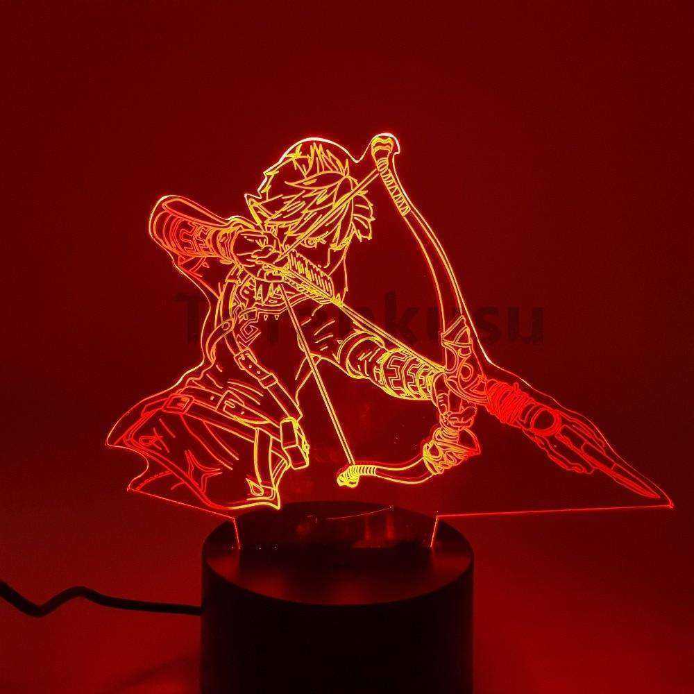 3D Night Lights LED Changing Anime Link