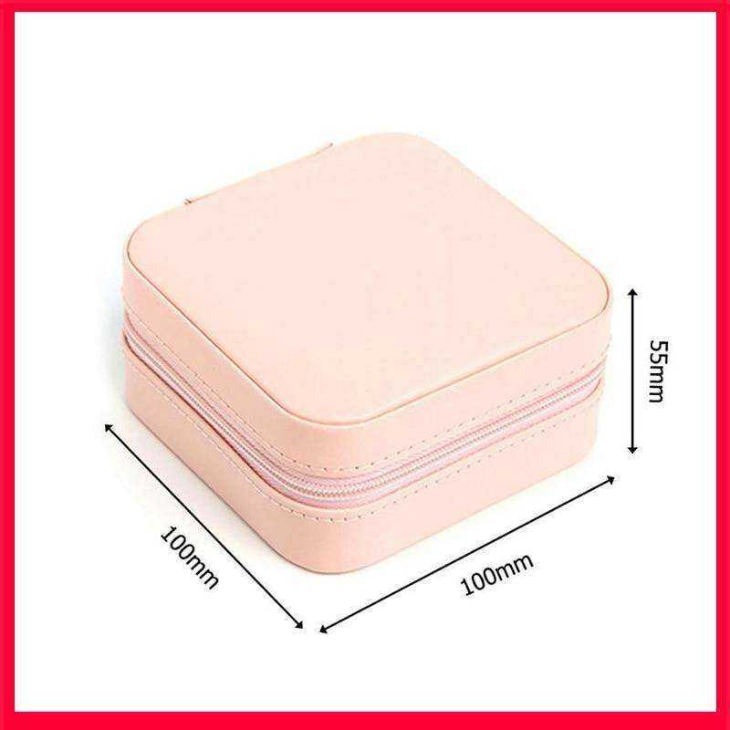 Portable Jewelry Box Storage Organizer Earring Holder