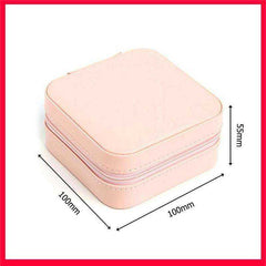 Portable Jewelry Box Storage Organizer Earring Holder