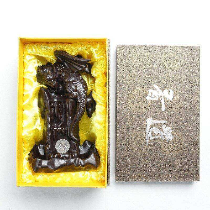 Awakening Dragon LED Ceramic Waterfall Smoke Incense Burner