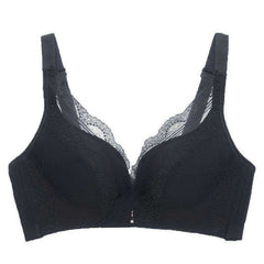 Sexy High Shoulder Strap Exquisite Lace Noodle Push-Up Four Buckle Bra