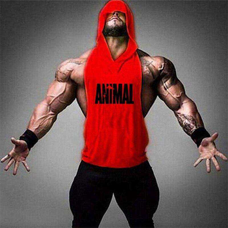 Men Animal brand clothing Bodybuilding Fitness Tank Top Stringer