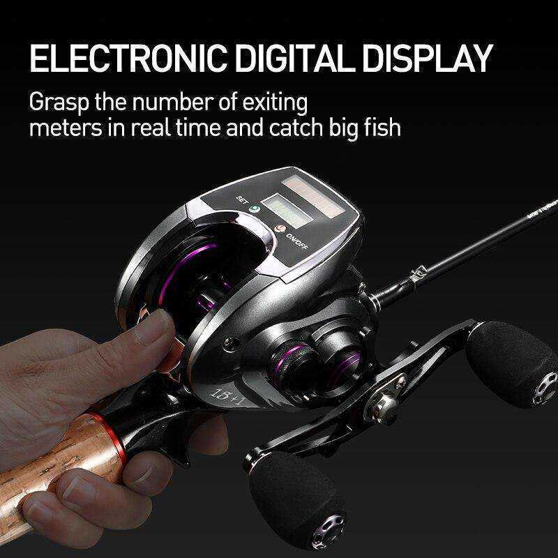 Electronic Digital Display Baitcasting Fishing Reel Counter