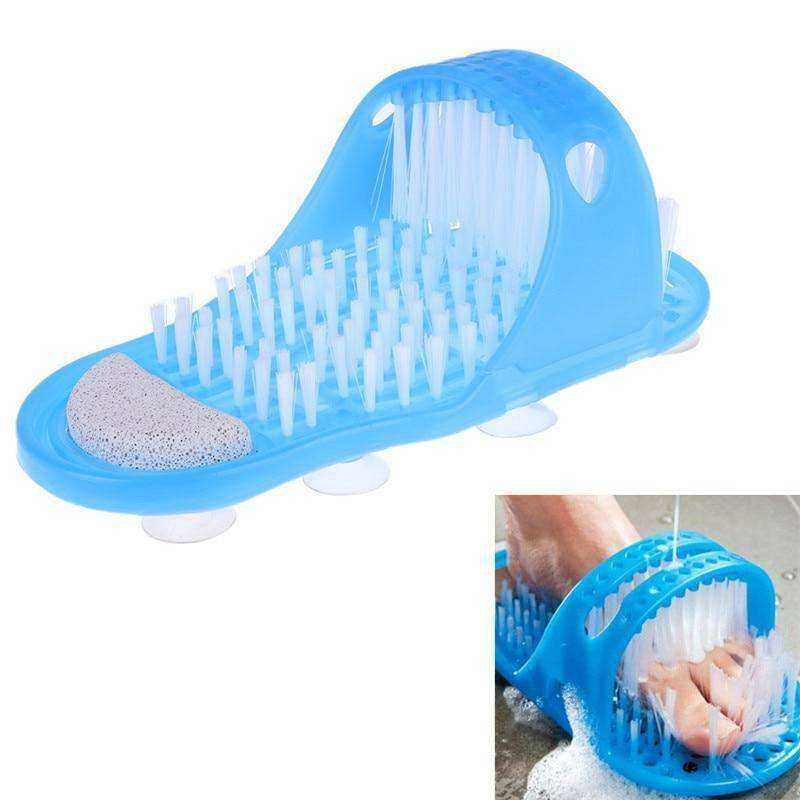 Plastic Foot Scrubber Shower Feet Massage Slippers