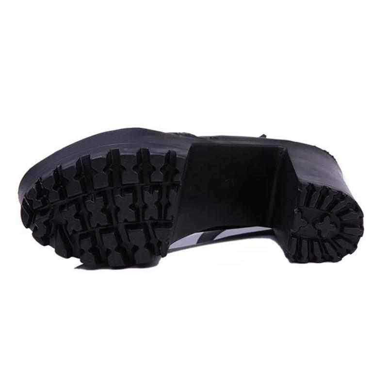 Women Thick High Heel Platform Fish Head Open Toe Sandals
