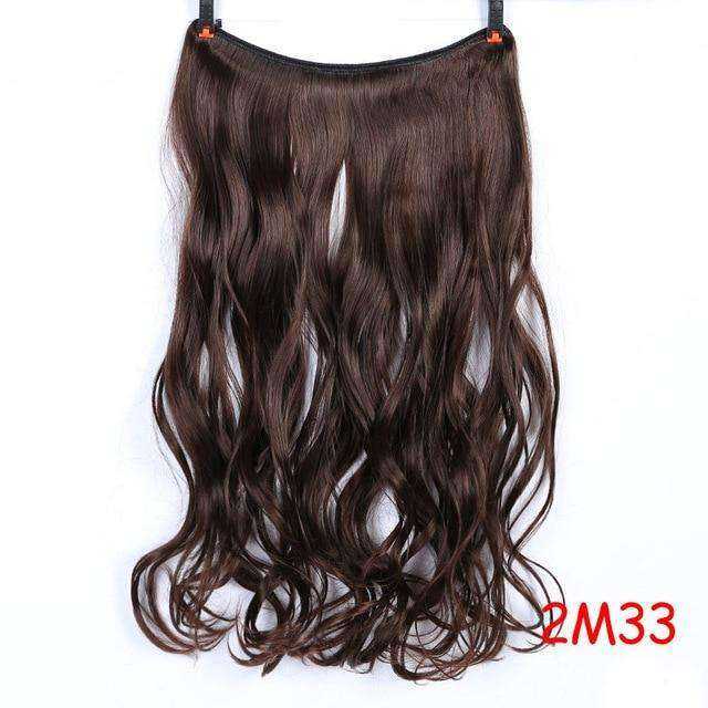 24 Inches Invisible Wire No Clips Hair Extension