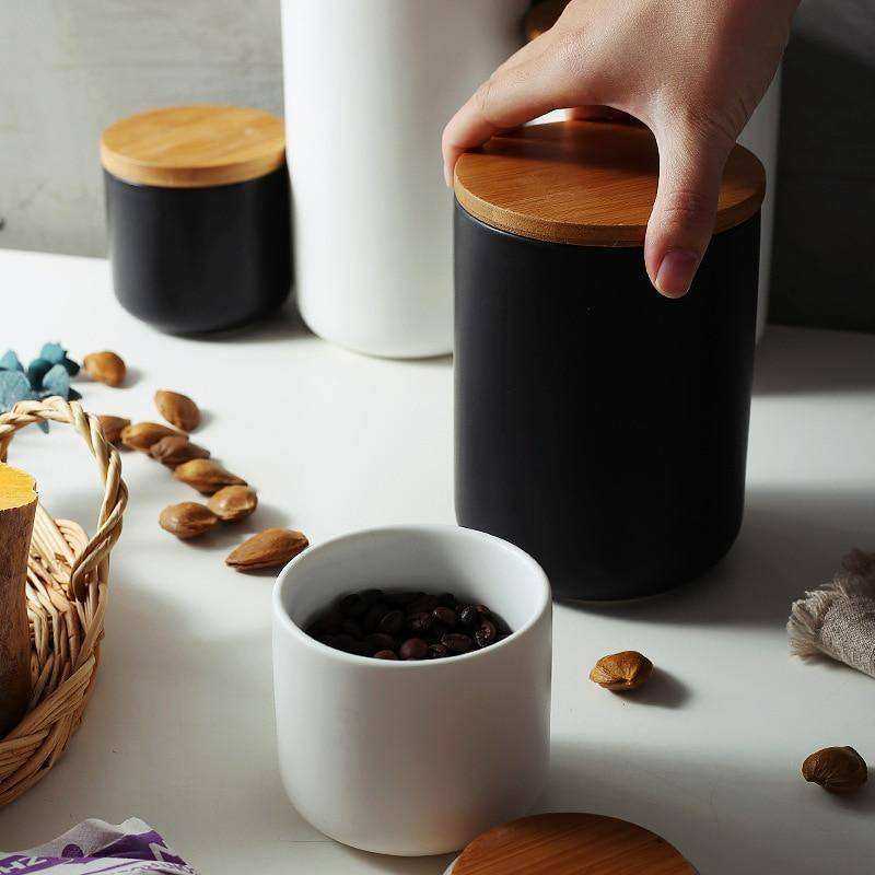 260ML/800ML/1000ML Sealed Ceramic Kitchen Storage Jar