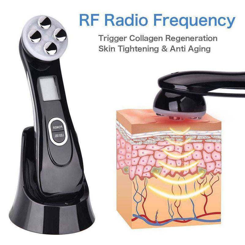 Mesoterapia Facial 5 in 1 LED Light Therapy Anti-Aging Skin Rejuvenation