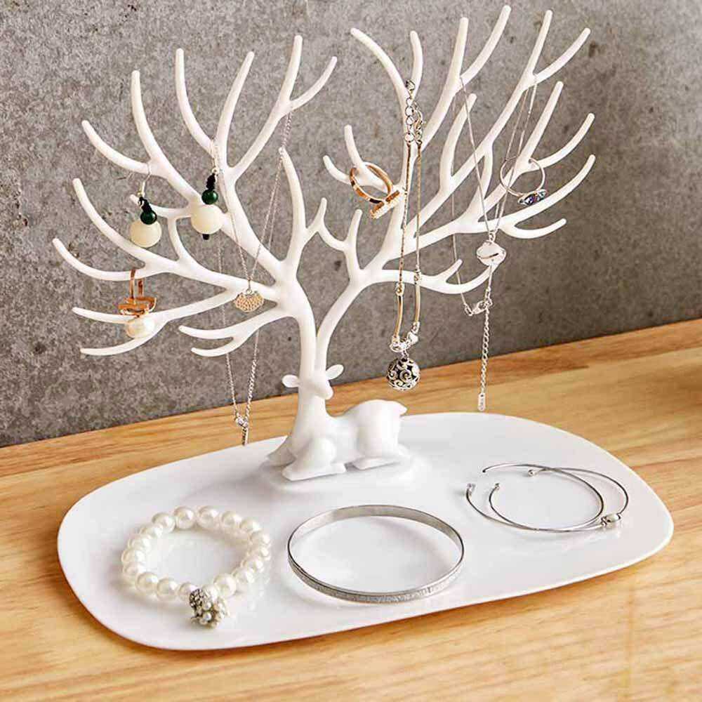 Deer Jewelry Stand Display Storage Racks Tree Earring Holder