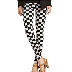 Women Comic Cartoon Printed  High Stretch Punk Rock Leggings