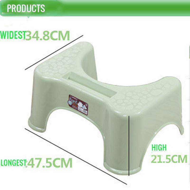 Strong Bathroom Toilet Step Stool Squat Potty With Phone Holder For Adults & Kids
