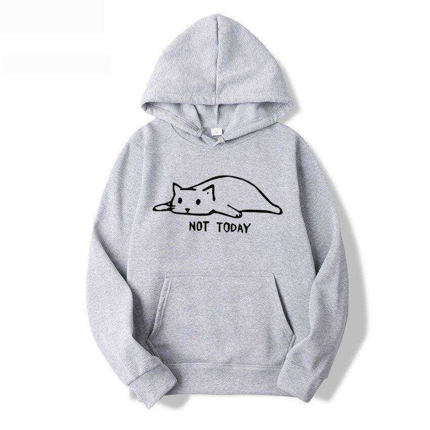 Not Today Lazy Cat Sweater Hoodies