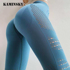 New High Waist Peach Hip Elastic Leggings