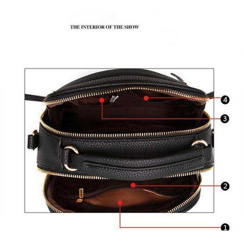 New Spring Inclined Leather Shoulder Bag