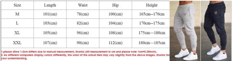 Men Casual Trouser Jogger Bodybuilding Fitness Sweatpants