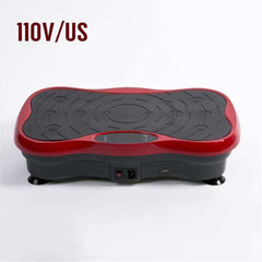 200KG/441LBS Exercise Fitness Vibration Machine Trainer Plate Platform with Resistance Bands 220V