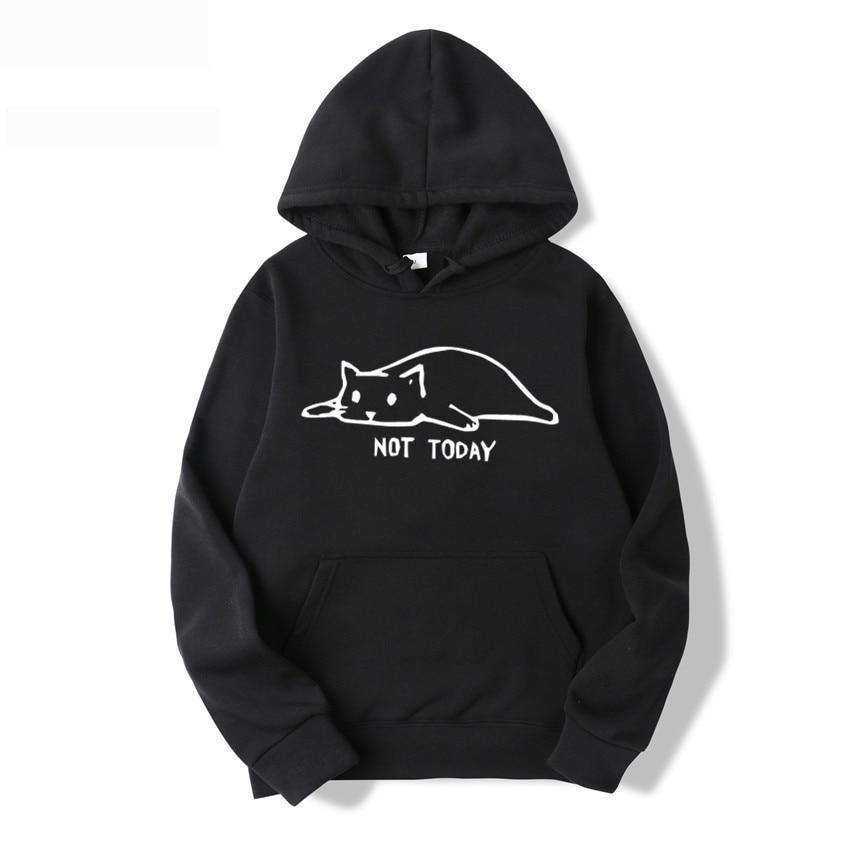 Not Today Lazy Cat Sweater Hoodies