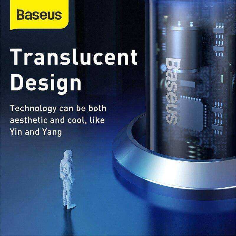 Aesthetic Car Charger Dual USB Quick Charge 65W  Fast Charging For iPhone & Laptop