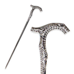 Luxury Aluminum Alloy Walking Stick Vintage Canes