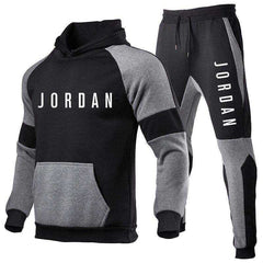 High Quality Tracksuit Men Hooded Sweatshirt+Pants Pullover Sets