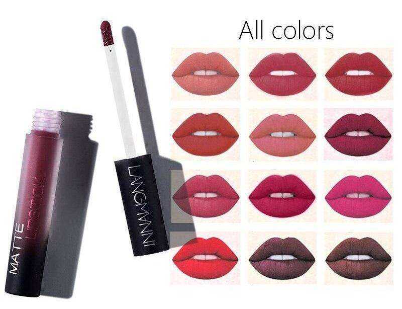 Long Lasting Waterproof Matte Velvet Lipstick Set