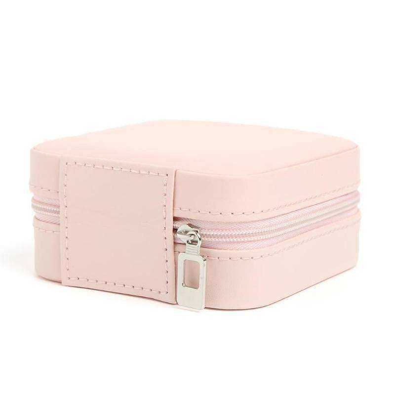 Portable Jewelry Box Storage Organizer Earring Holder