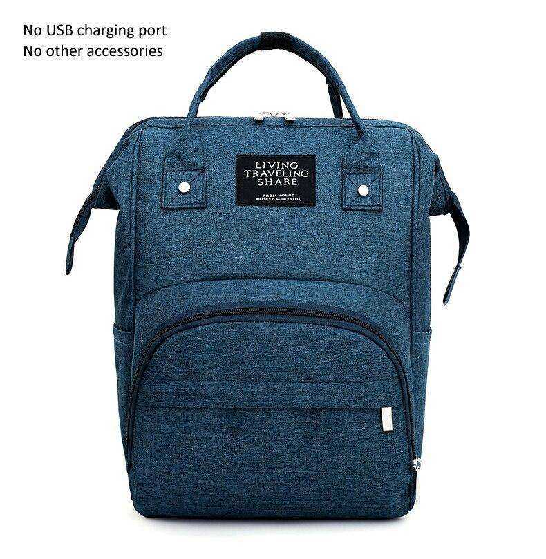 USB Design Waterproof Large Capacity Mummy Diaper Baby Care Pregnant Backpack