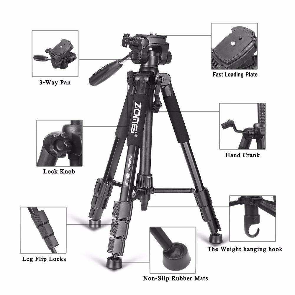 New Portable Travel Aluminium Camera Tripod Z666 Stand