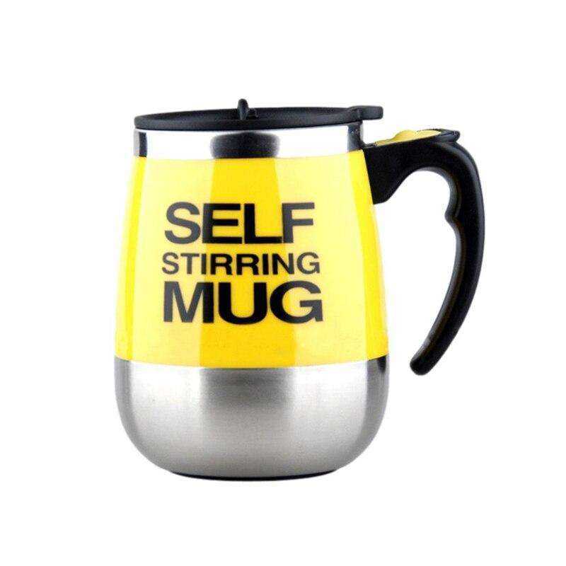 Electric Hot Automatic Self Stirring Coffee Milk Smart Stainless Steel Mug