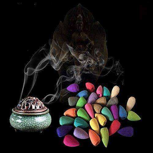 50PCS Mixed Backflow Natural Incense Cone