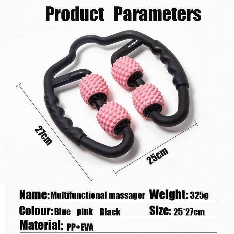 U Shape Trigger Point Massage Roller for Arm Leg Neck Muscle Tissue