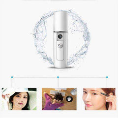Portable Nano Moisturizing Mist Machine Sprayer Hydrating Facial Ionizer