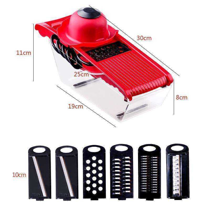 Multifunction Kitchen Slicer - 6 Blades