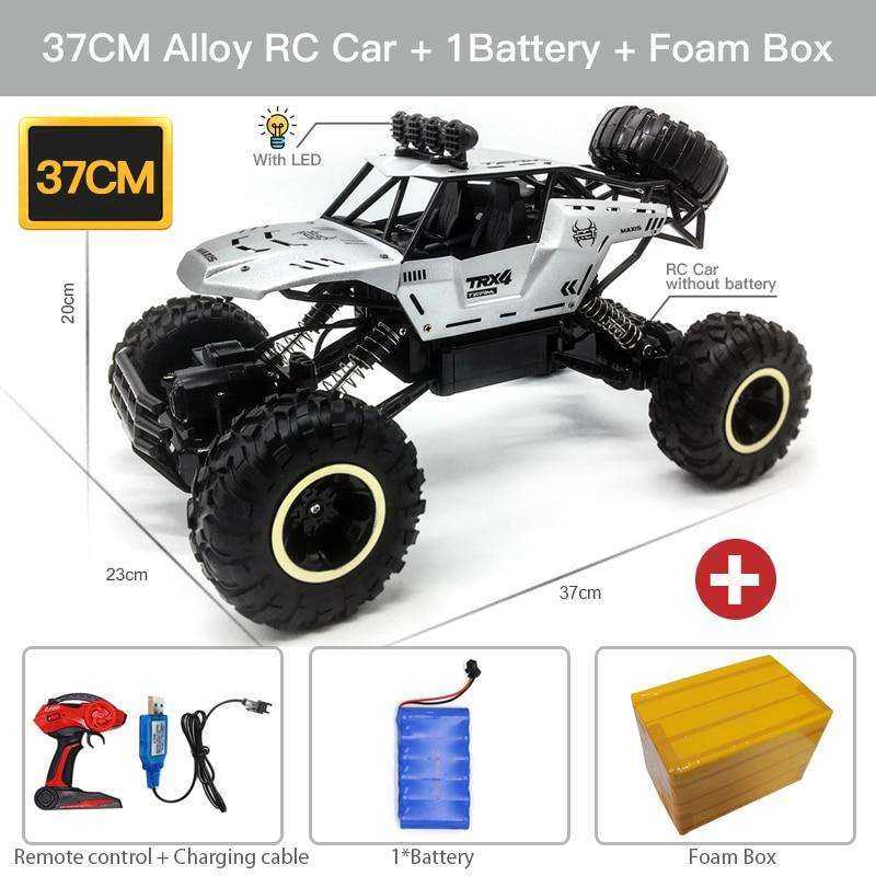 ZWN 1:12 / 1:16 4WD Radio Remote Control 2.4G Buggy Off-Road Car Toys for Children With Led Lights